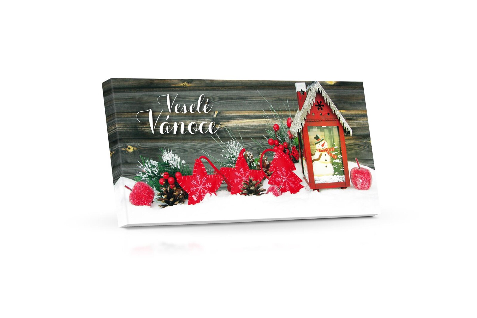 Hořká čokoláda 60%, Sněhulák v lucerně, 100 g