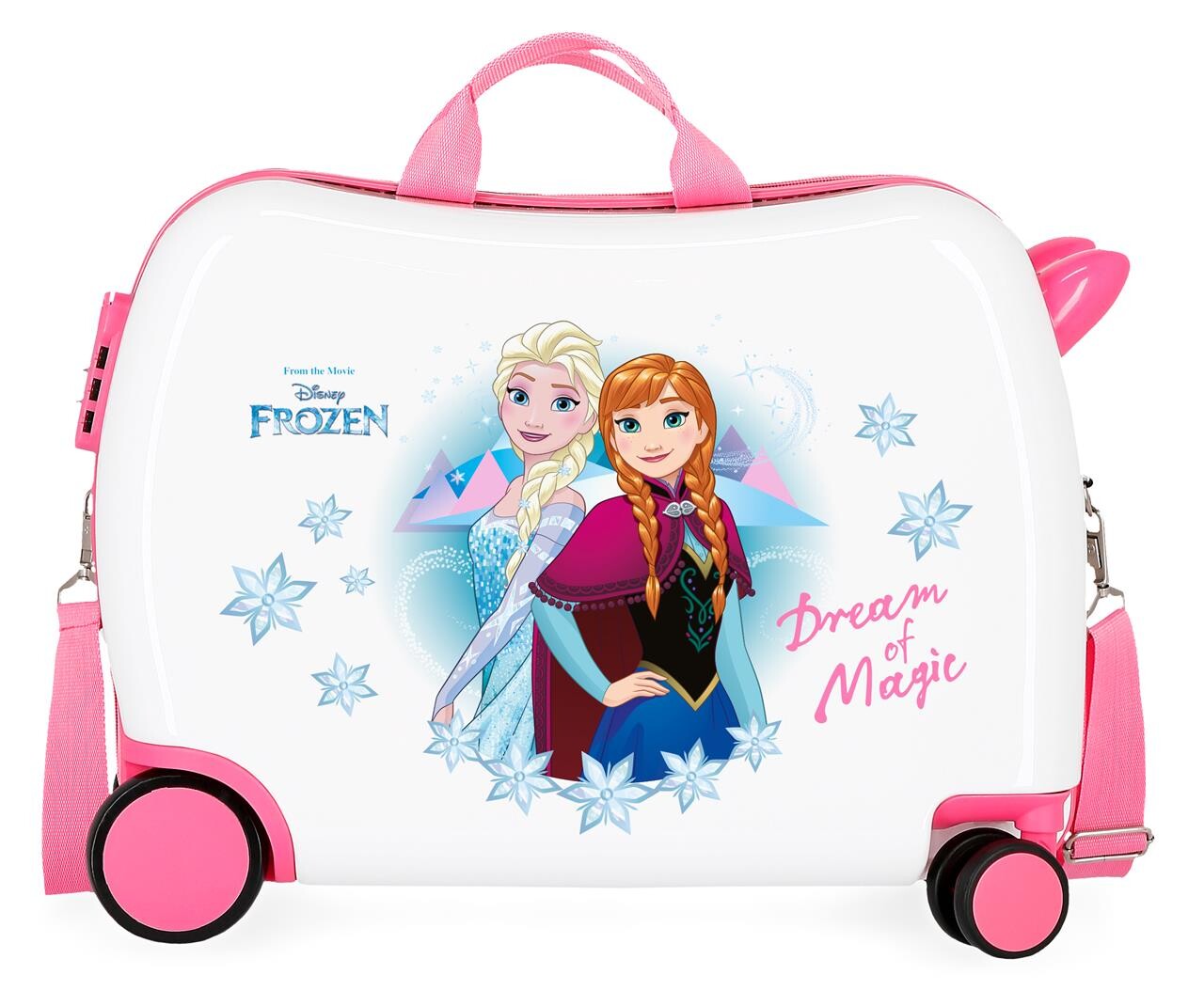 JOUMMABAGS Dětský kufřík na kolečkách - odražedlo - Disney Frozen