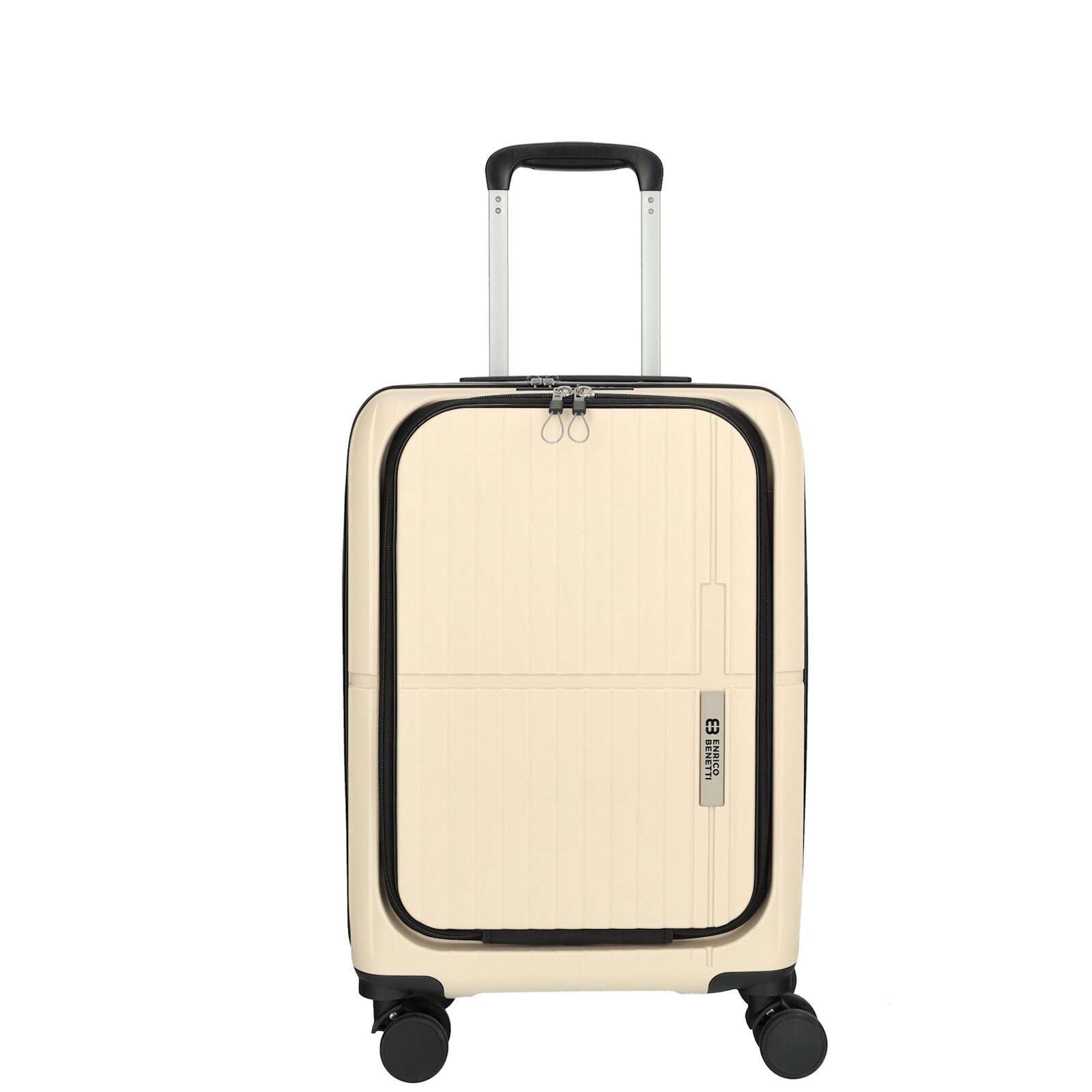 Enrico Benetti Kabinový kufr s vyklápěcí kapsou Tokyo 35x20x55 cm - 35 L - béžový