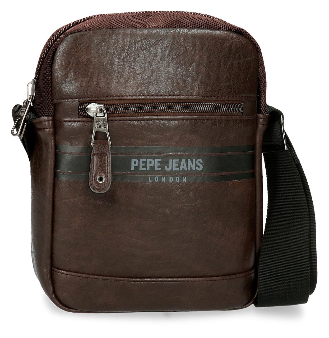 Pepe Jeans Horley pánská crossbody taška - hnědá