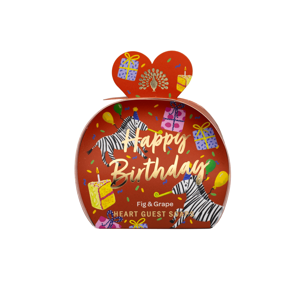 Dárková sada tuhých mýdel Happy Birthday - Fík & Hrozen - English Soap Company