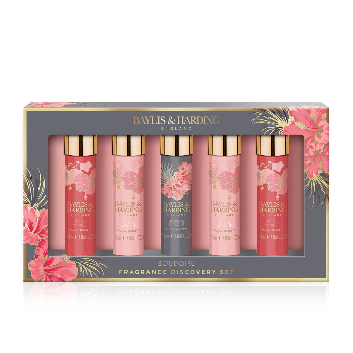 Sada toaletních vod TROPICAL PARADISE - 5 x 15ml - Baylis & Harding