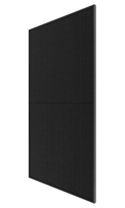 ELERIX ESM-600T solární panel celočerný, TOPCon N type, Mono, Half Cut 600Wp, 144 článků
