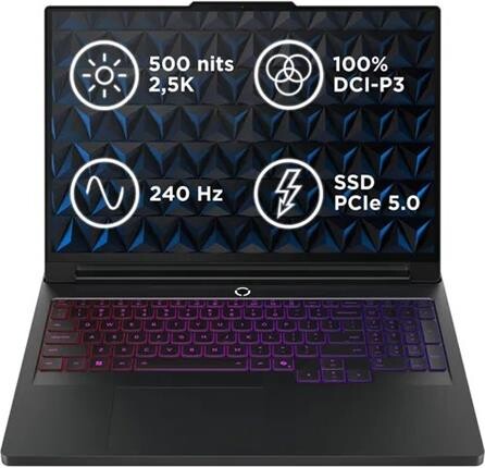 Lenovo Legion Pro 7 16AFR10H Eclipse Black celokovový