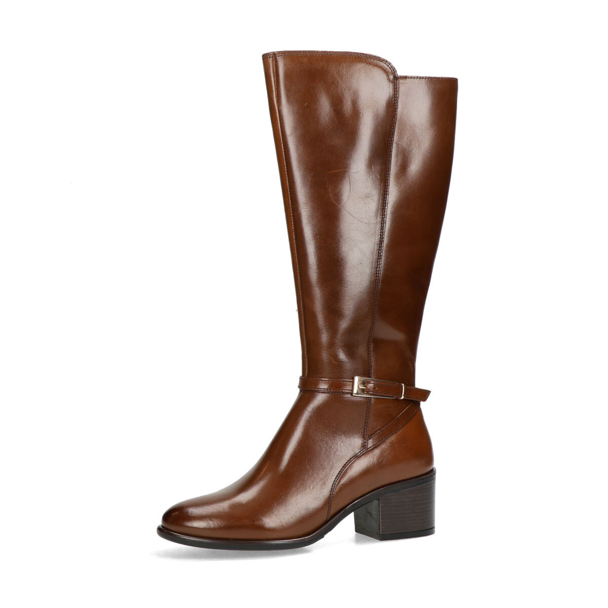 Robel dámské kožené kozačky - hnědé - 36