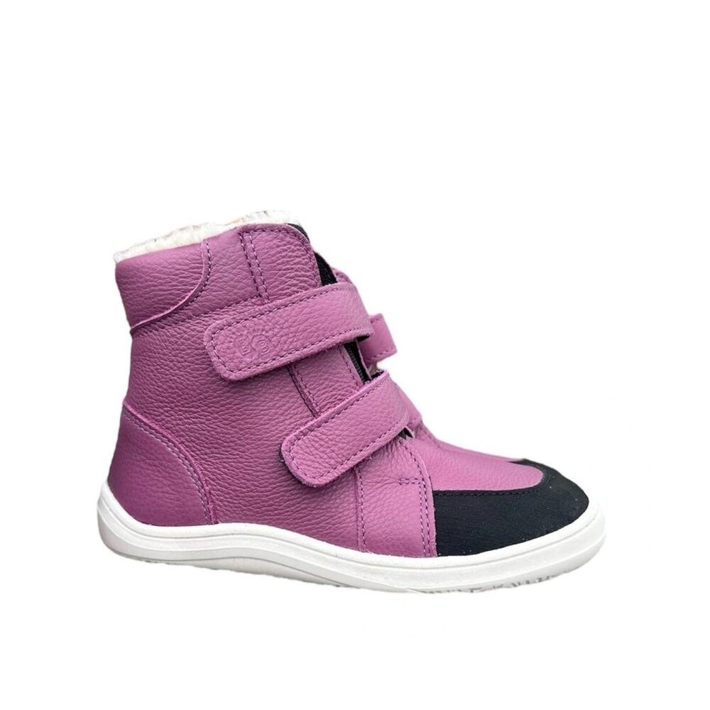 BABY BARE FEBO WINTER Magenta Asfaltico Dětské zimní zateplené barefoot boty - 23