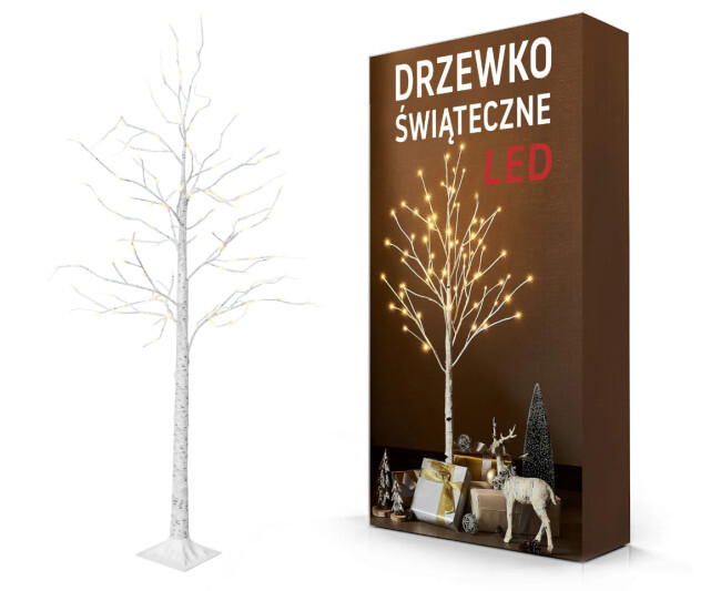 Sváteční LED Bříza CD007