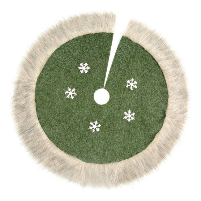 Podložka pod Vánoční stromek 417A zelená