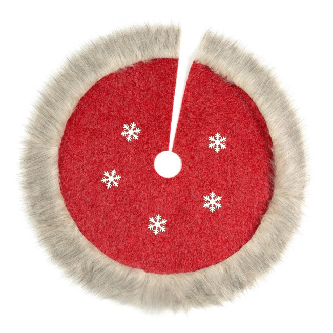Podložka pod Vánoční stromek 417B červená