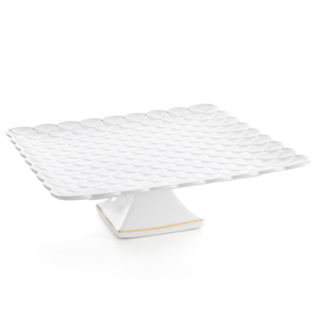 Dekorační podnos BELIA 07 krémový / zlatý