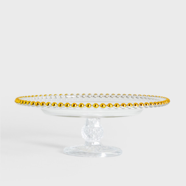 Podnos GOLDEN BALLS se zlatým okrajem 746086