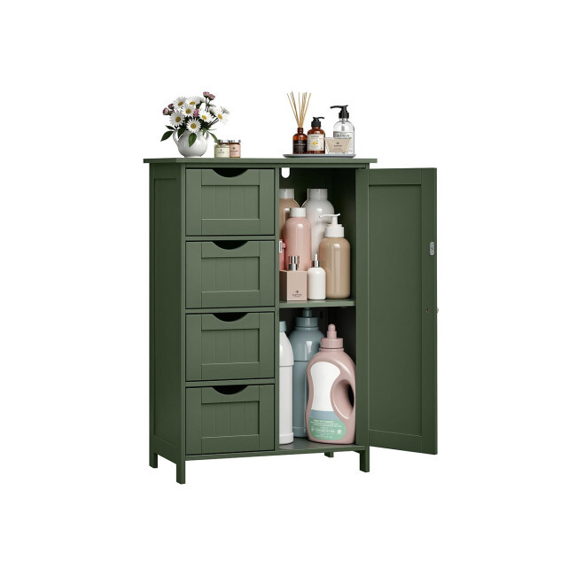 Koupelnová skříňka LHC041C01 zelená