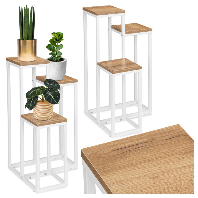 Stojan na květiny MUNIR bílý