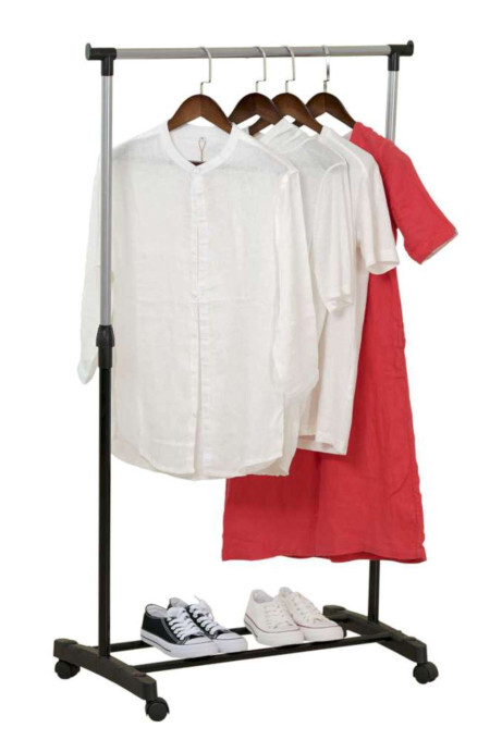 Věšákový stojan VERA na kolečkách černý