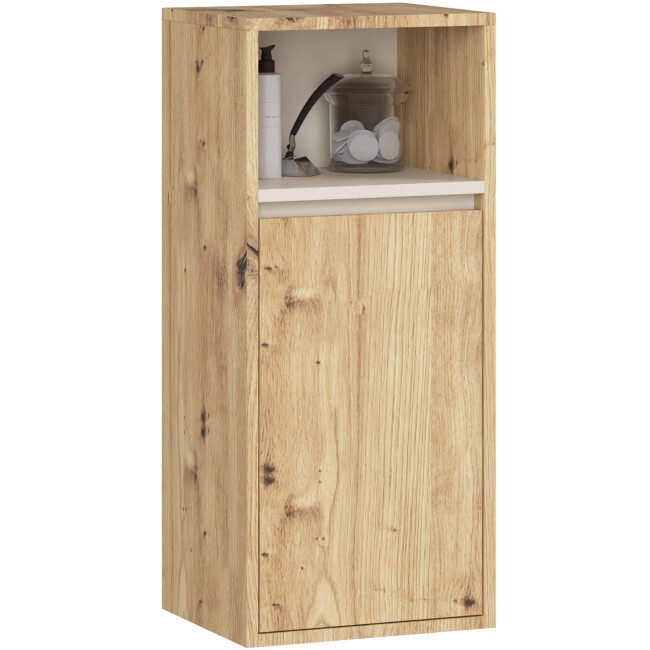 Kúpeľňová skříňka VAMI Š35 1D 1W dub / kašmír
