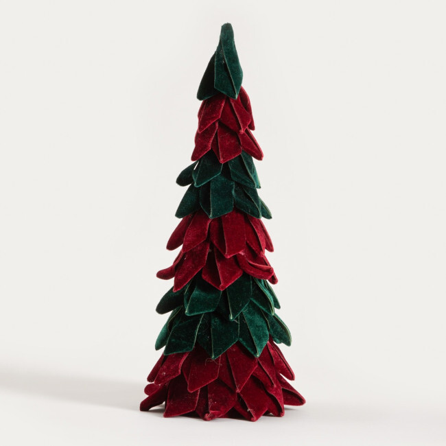 Vánoční dekorace BURGUNDY CHARM vánoční stromeček 759345