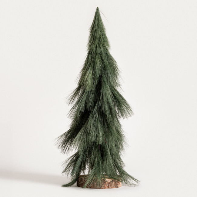 Vánoční dekorace CANNE zelený stromek 757587