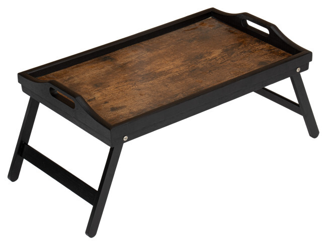 Podnos AURELIA RUSTIC černý / hnědý