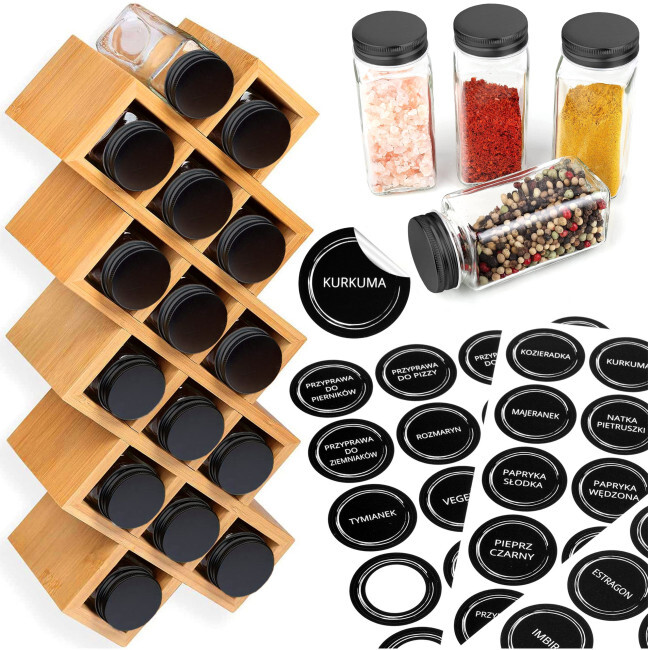 Sada stojana KOCHEN a pepřenek (18 ks)