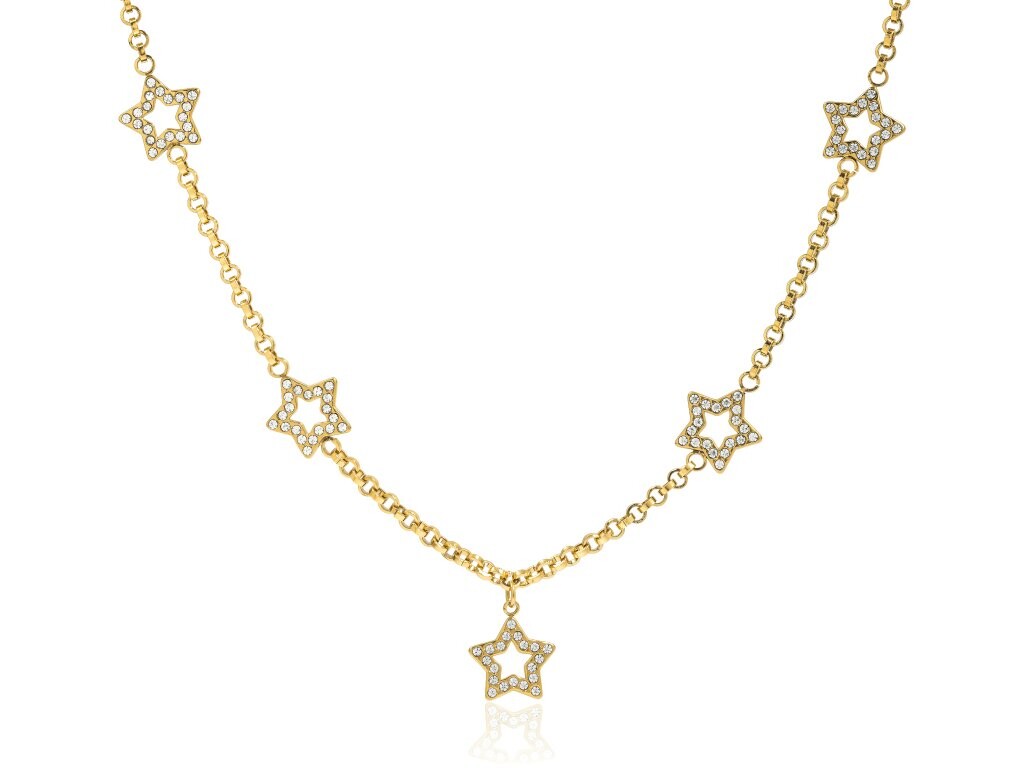 ELENYS Stellaire – pozlacený náhrdelník 18K žluté zlato Délka náhrdelníku: 40+5 cm / max. 45 cm