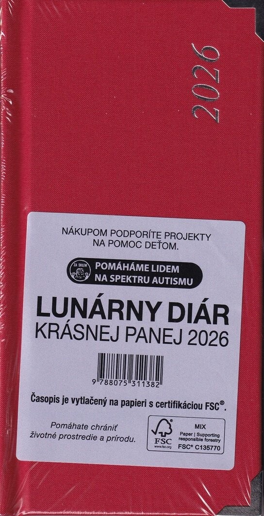 Lunárny diár Krásnej panej 2026