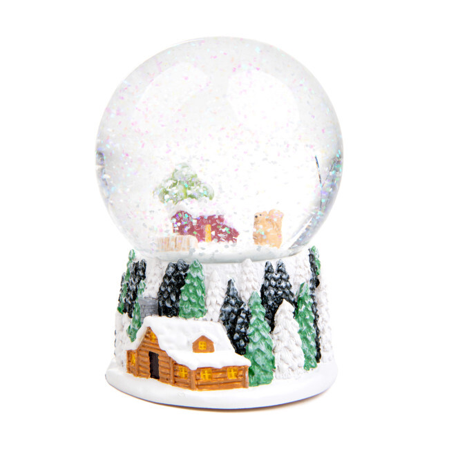 Vánoční dekorace LUELL sněhová koule 865171
