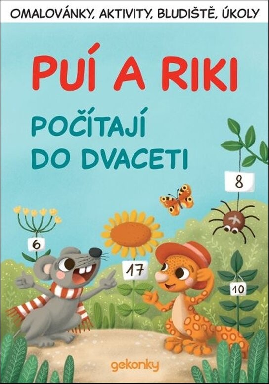 Puí a Riki počítají do dvaceti