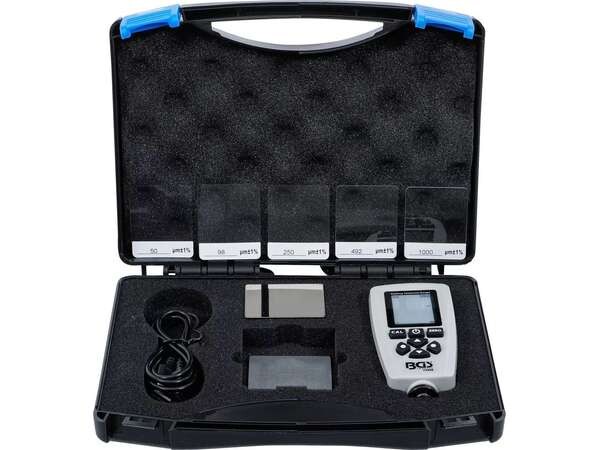 BGS technic Měřidlo tloušťky povlaku - lakoměrka, pro železné a neželezné povrchy - BGS 74406