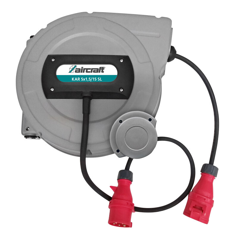 Aircraft® Navíjecí buben s kabelem KAR 5x1,5/15 m SL, 400V