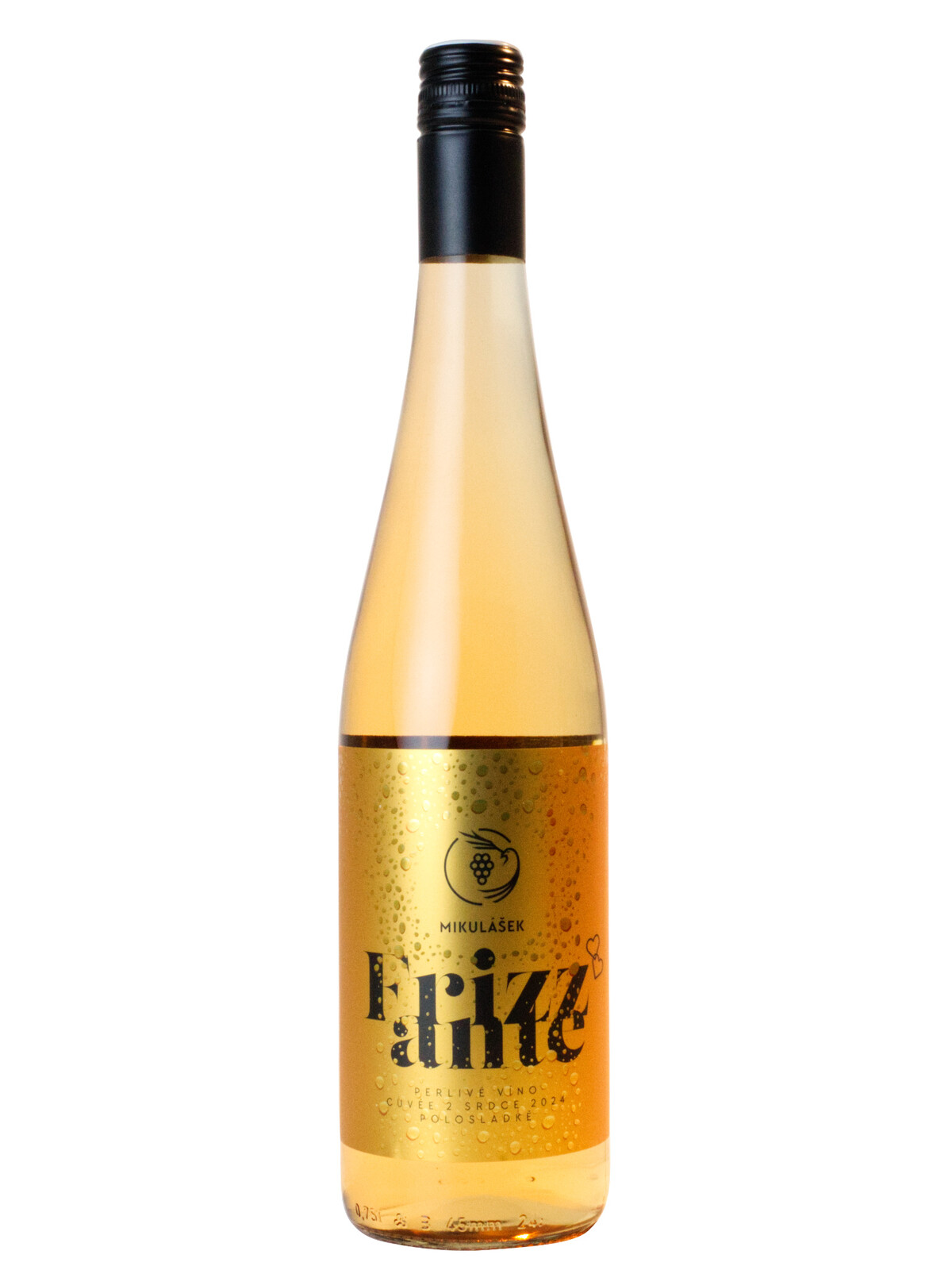 Mikulášek - Vičické vinařství Mikulášek Cuvée 2 SRDCE Frizzante polosladké 2024
