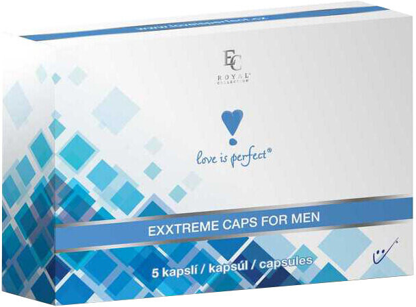 LOVE IS PERFECT Afrodiziakální kapsle pro muže 5 ks