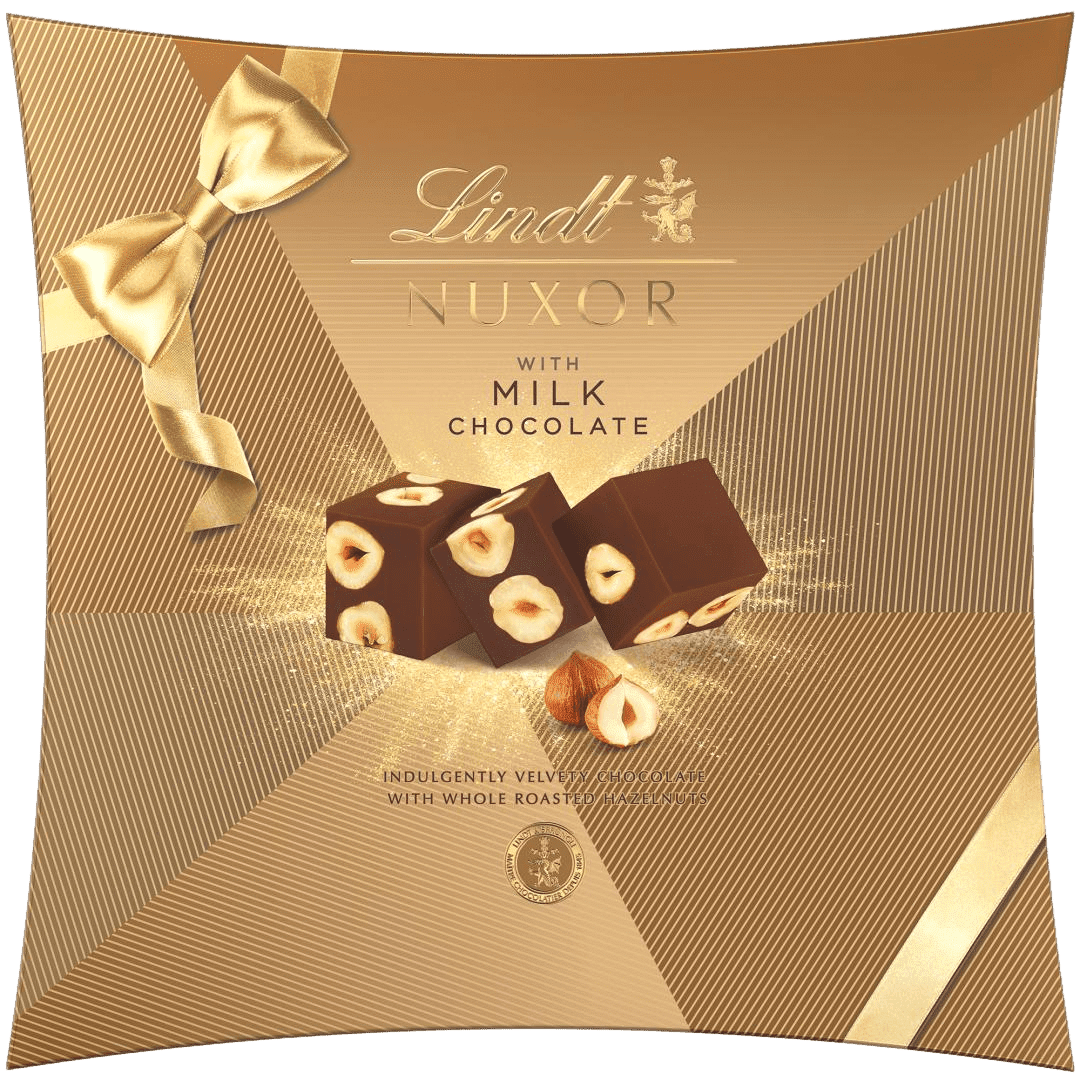 LINDT Čokoláda Nuxor Vánoční Mléčné Pralinky 212 g