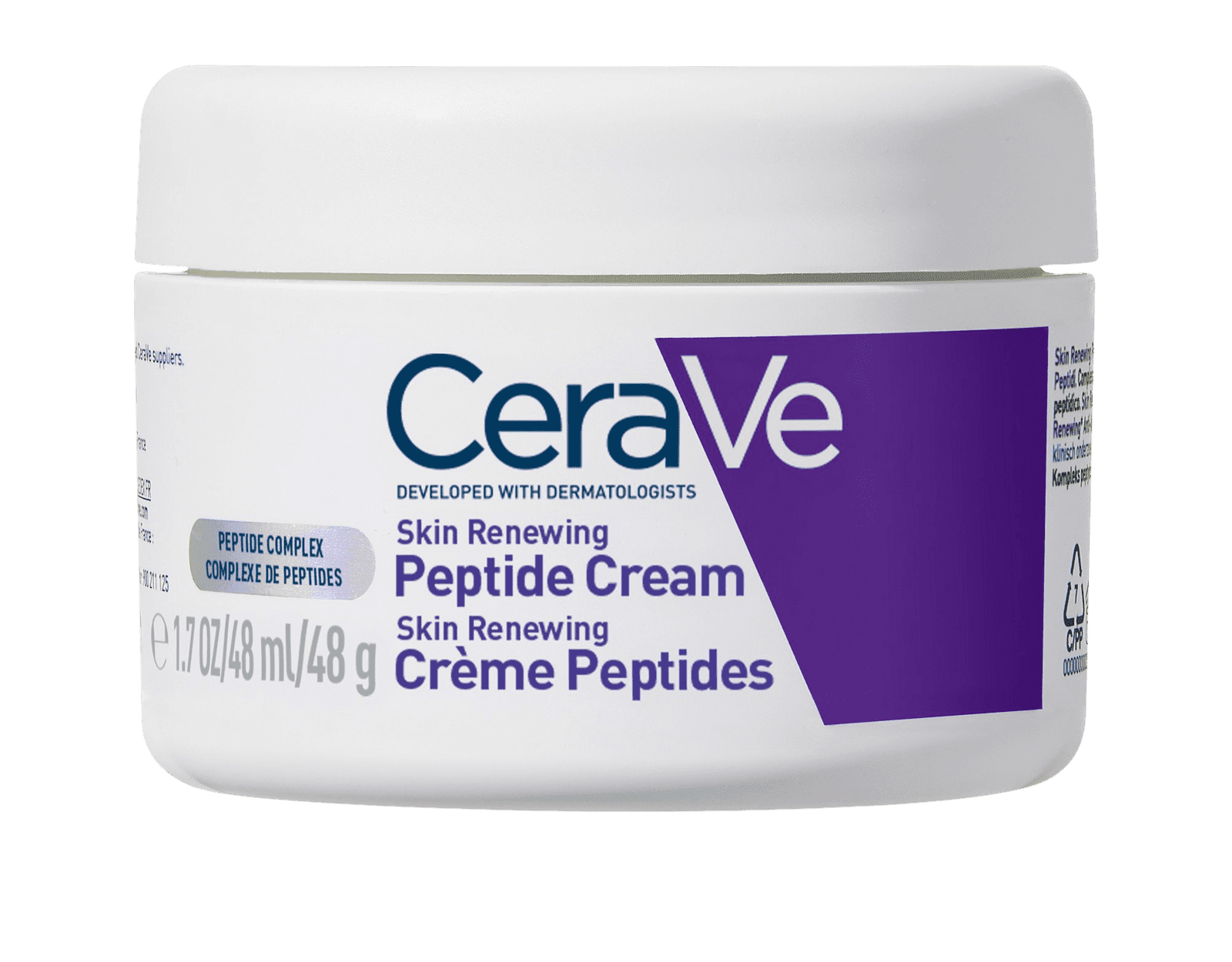 CERAVE peptidový krém pro obnovu pleti s 3 esenciálními ceramidy a niacinamidem 48 ml