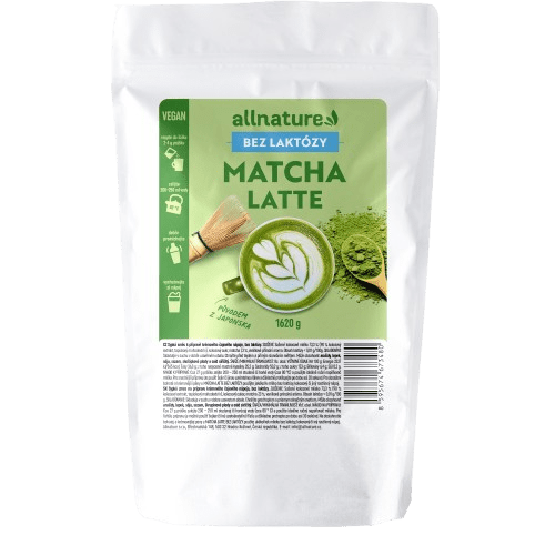 ALLNATURE Matcha latte bez laktózy 1620 g