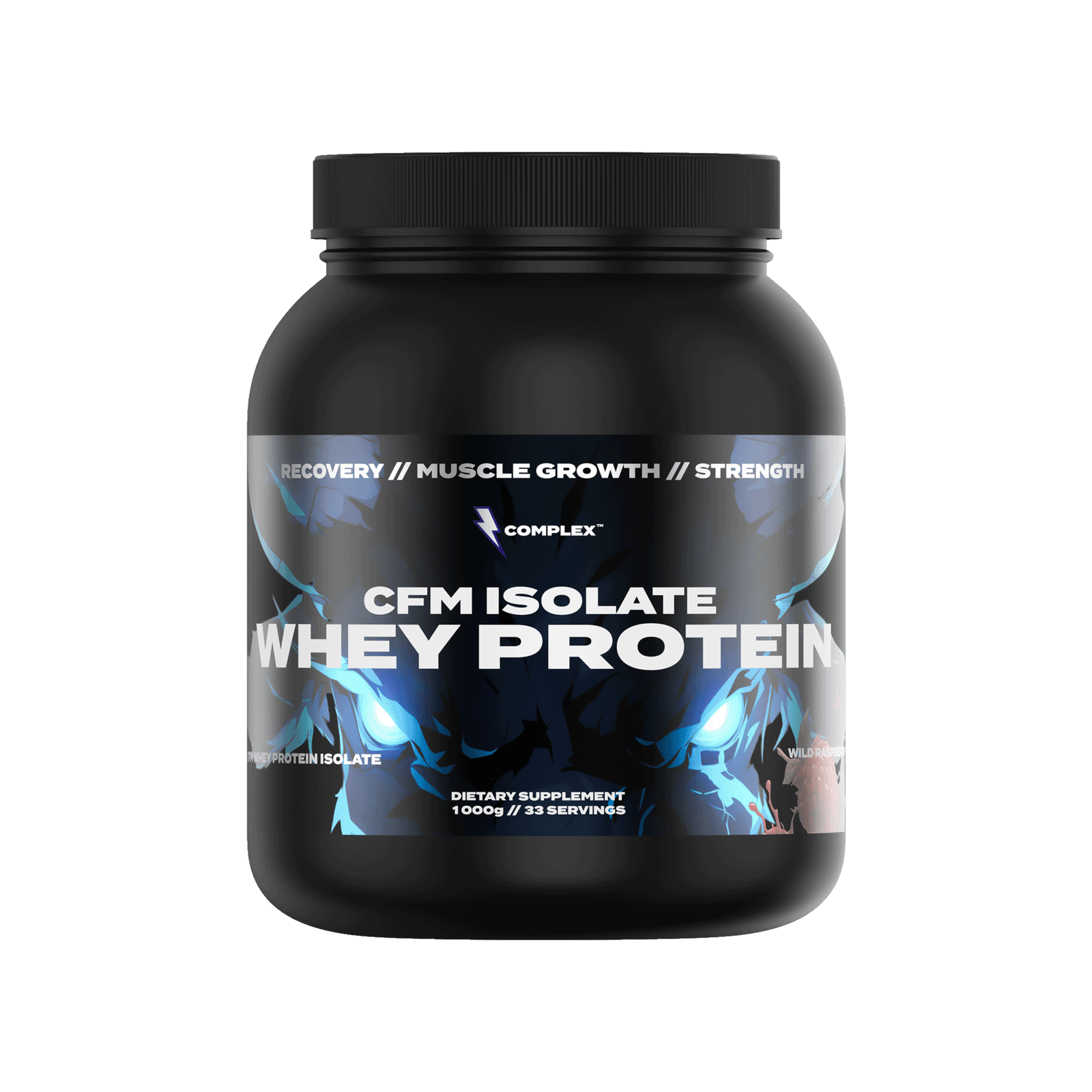 COMPLEX CFM Whey Protein Isolate - Wild Raspberry 1000 g