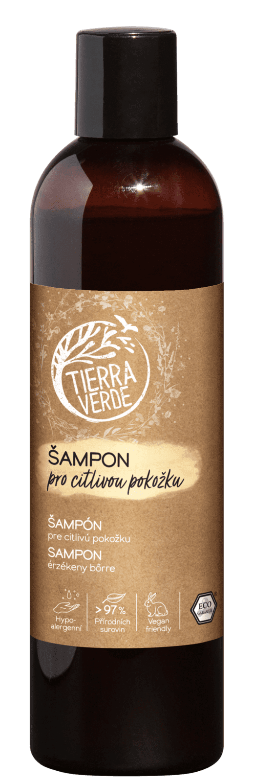 TIERRA VERDE Šampon pro citlivou pokožku 300 ml