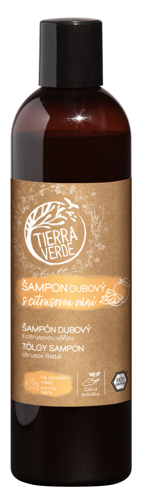 TIERRA VERDE Šampon dubový s citrusovou vůní 300 ml