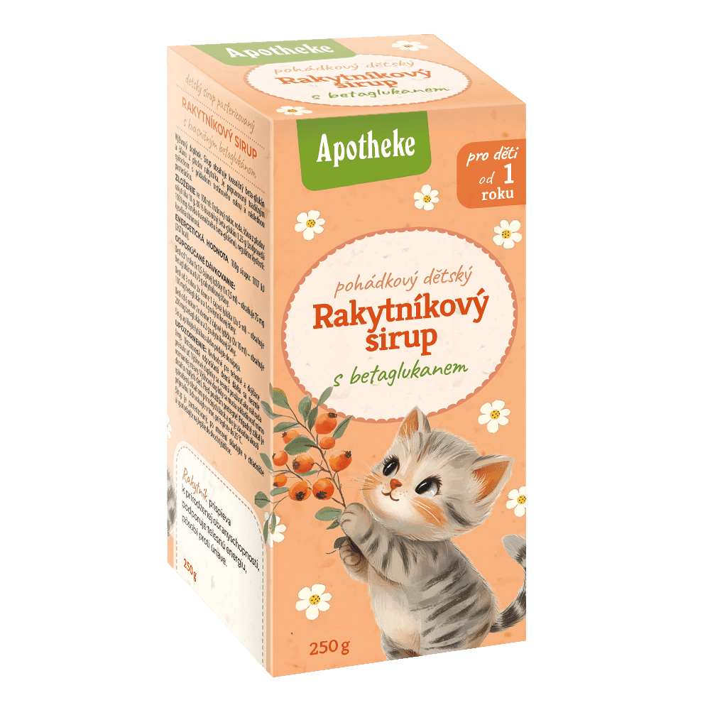 APOTHEKE Sirup dětský Rakytníkový s betaglukanem 250 g