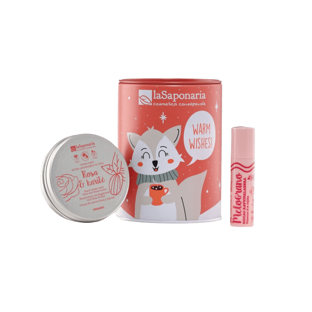 LASAPONARIA Dárková kosmetická sada Pokladnička (2 ks) - Polární liška