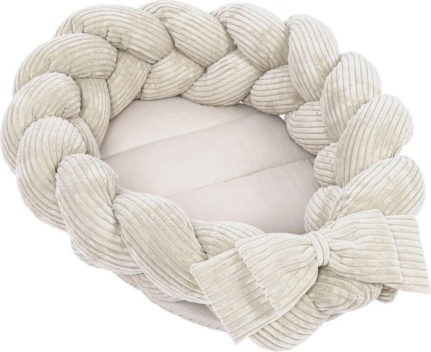 Béžové hnízdečko pro miminko 47x70 cm – Meowbaby