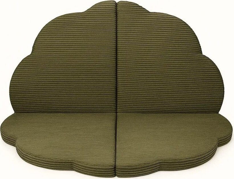 Khaki dětská hrací podložka 160x160 cm – Meowbaby