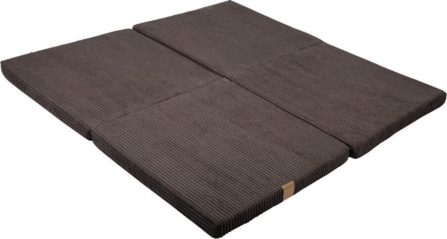 Hnědá dětská hrací podložka 120x120 cm – Meowbaby