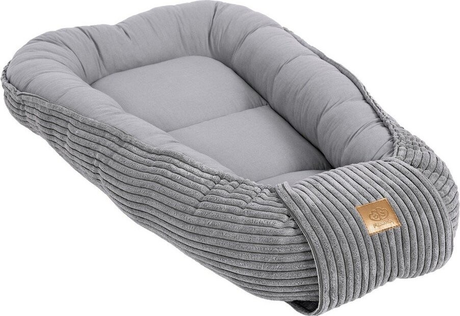 Šedé hnízdečko pro miminko 55x83 cm – Meowbaby