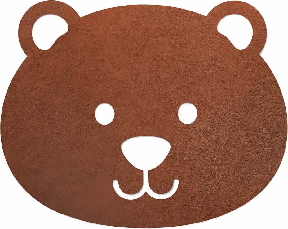 Hnědá dětská hrací podložka 73x92 cm Bear XXL Bull – LIND DNA