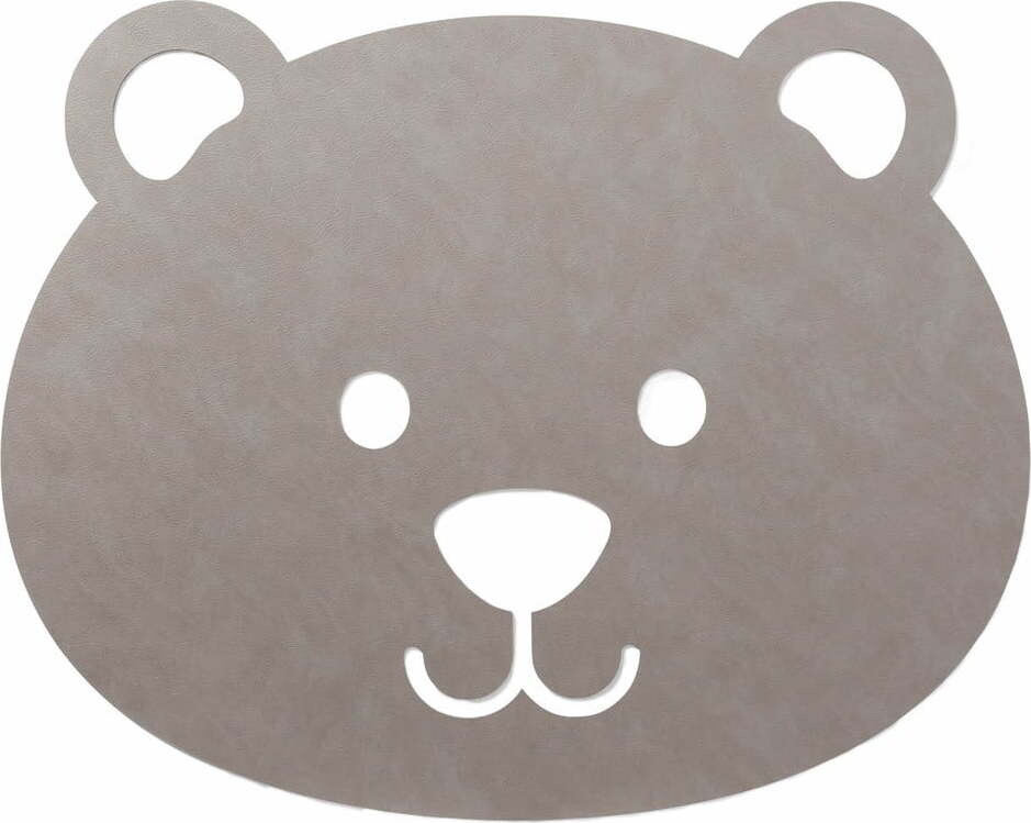 Šedobéžová dětská hrací podložka 111,5x140 cm Bear XXXL Cloud – LIND DNA