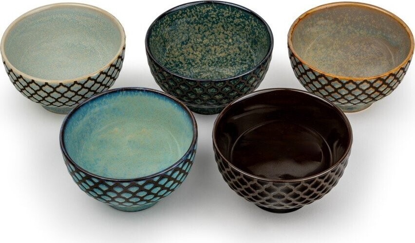 Porcelánové šálky v sadě 5 ks 200 ml Sara – Bredemeijer