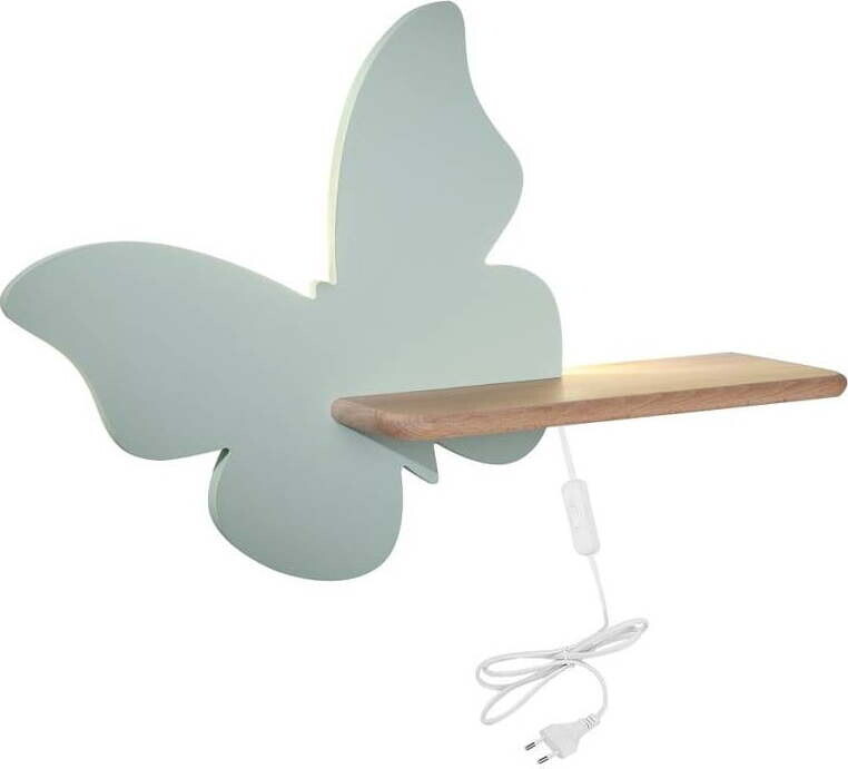 Dětské svítidlo v mentolové barvě Butterfly – Candellux Lighting