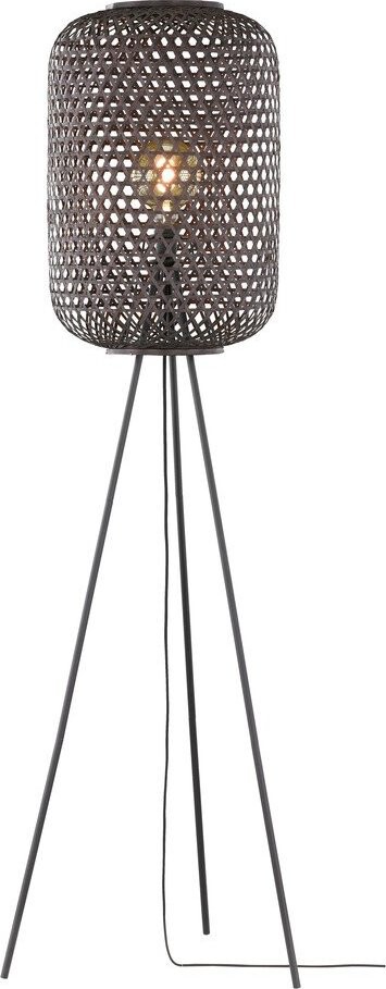 Černá stojací lampa (výška 165 cm) Calla – Fischer & Honsel