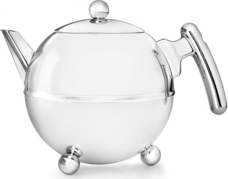 Konvice na čaj z nerezové oceli ve stříbrné barvě 1,2 l Bella Ronde – Bredemeijer