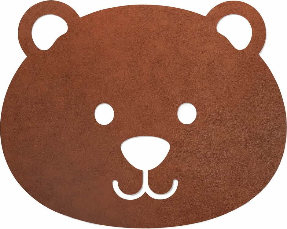 Hnědá dětská hrací podložka 111,5x140 cm Bear XXXL Bull – LIND DNA